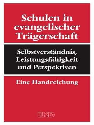 cover image of Schulen in evangelischer Trägerschaft